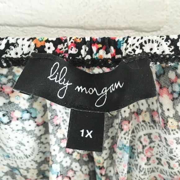 1X Lilly Morgan Boho Dress Midi Paisley Off-the-Shoulder - Picture 11 of 11